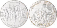 Frankreich 100 Francs Münze, Libération de Paris, SS+, Silber -