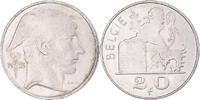 Belgien 20 Francs, 20 Frank Münze, Baudouin I, Brussels, SS+, Silber -