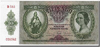 Ungarn 10 Pengö Geldschein, 1936-12-22, UNZ -