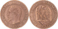 Frankreich 5 Centimes Münze, Napoleon III, Lille, ancre, S, Bronze -