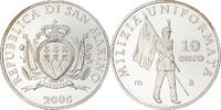 San Marino 10 Euro Rome, STGL, Silber, KM:344 -