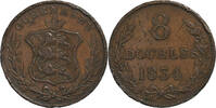 Guernsey 8 Doubles SS, Kupfer, KM:3 -