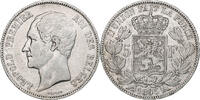 Belgien 5 Francs, 5 Frank Leopold I, Silber, S+, KM:17 -