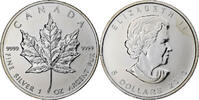 Kanada 5 Dollars Elizabeth II, Royal Canadian Mint, 1 Oz, Silber, STGL -