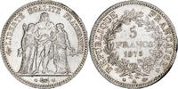 Frankreich 5 Francs Hercule, Paris, Silber, SS, Gadoury:745a, KM:820.1 -