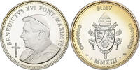 Vatikan Medaille Le Pape Benoit XVI, Silber, PP, STGL -