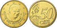 Vatikanstadt 50 Euro Cent Benedict XVI, Rome, Messing, STGL, KM:387 -