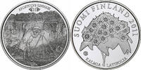 Finnland 10 Euro Pehr Kalm Explorateur (1716-1779), PP, Silber, STGL -
