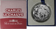 Frankreich 10 Euro Monnaie de Paris, Charles le Chauve, Paris, Silber -