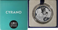 Frankreich 10 Euro Monnaie de Paris, Cyrano, PP, Pessac, Silber, STGL -
