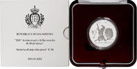 San Marino 10 Euro Aligi Sassu, sculpteur(1912-2012), PP, Rome, Silber -