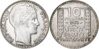 Frankreich 10 Francs Turin, Paris, Silber, SS+, Gadoury:801, KM:878 -