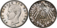 Deutsch Staaten 2 Mark BAVARIA, Otto, Munich, Silber, SS+, KM:913 -