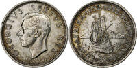 Südafrika 5 Shillings George VI, Silber, SS, KM:41 -