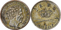 Dänemark 3 Rigsbankskilling Christian VIII, Silber, SS, KM:A730 -