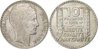 Frankreich 10 Francs Turin, Paris, Silber, VZ, Gadoury:801, KM:878 -