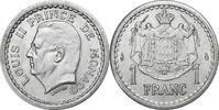 Monaco Franc Louis II, Paris, Aluminium, VZ, Gadoury:MC131, KM:120 -