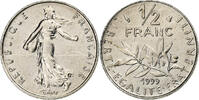 Frankreich 1/2 Franc Semeuse, Paris, BU, Nickel, STGL, Gadoury:429 -