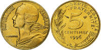 Frankreich 5 Centimes Marianne, Paris, BU, Aluminum-Bronze, STGL -
