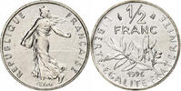 Frankreich 1/2 Franc Semeuse, Paris, BU, Nickel, STGL, Gadoury:429 -
