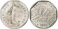 Frankreich 2 Francs Semeuse, Paris, BU, Nickel, STGL, Gadoury:547 -