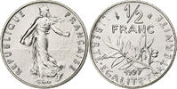 Frankreich 1/2 Franc Semeuse, Paris, BU, Nickel, STGL, Gadoury:429 -
