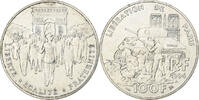 Frankreich 100 Francs Libération de Paris, Paris, Silber, VZ -