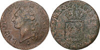 Frankreich Sol Louis XVI, Sol ou sou, Paris, 2éme sem, Kupfer, S -