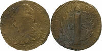 Frankreich 2 Sols Constitution, 2 sols françois, Paris, Bronze -