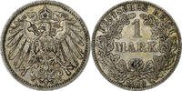 GERMANY - EMPIRE Mark Wilhelm II, Berlin, Silber, SS, KM:14 -