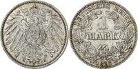 GERMANY - EMPIRE Mark Wilhelm II, Hambourg, Silber, SS+, KM:14 -