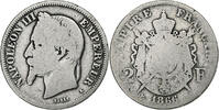 Frankreich 2 Francs Napoleon III, Bordeaux, Silber, SGE+, Gadoury:527 -