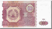 Tajikistan 500 Rubles Geldschein, UNZ -