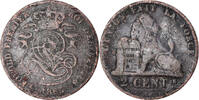 Belgien 2 Centimes Münze -