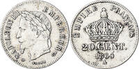 Frankreich 20 Centimes Münze, Napoleon III, Napoléon III, Paris, SS -