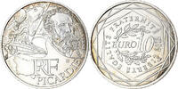 Frankreich 10 Euro Paris, VZ, Silber, KM:1882 -