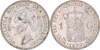 Niederlande Gulden Münze, Wilhelmina I, Utrecht, SS, Silber, KM:161.1 -