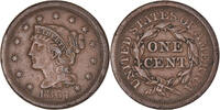 Vereinigte Staaten Cent Münze, Braided Hair Cent, U.S. Mint -