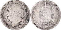 Frankreich 2 Francs Münze, Louis XVIII, Louis XVIII, Rouen, SGE+ -