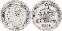 Frankreich 20 Centimes Münze, Napoleon III, Napoléon III, Paris, S -