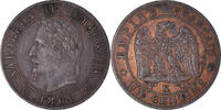 Frankreich Centime Münze, Napoleon III, Napoléon III, Bordeaux, SS+ -