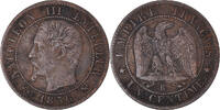 Frankreich Centime Münze, Napoleon III, Napoléon III, Rouen, SS -