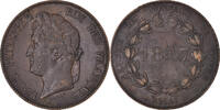 Frankreich Essai module de 5 centimes Münze, Paris, SS, Bronze -