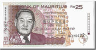 Mauritius 25 Rupees Geldschein, KM:42, UNZ -