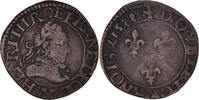 Frankreich Double Tournois Münze, Henri III, Amiens, S+, Kupfer, CGKL:6 -