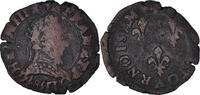 Frankreich Double Tournois 158[?] Lyon Münze, Henri III, Lyon, S, Kupfer... 32,95 EUR  zzgl. 4,95 EUR Versand