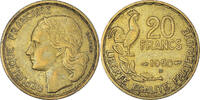 Frankreich 20 Francs Münze, Guiraud, Beaumont - Le Roger, SS+ -