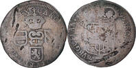 Spanische Niederlande Liard, 12 Mites Münze, Flanders, Charles II -