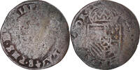 Spanische Niederlande Gigot Münze, Philippe II, S, Kupfer -