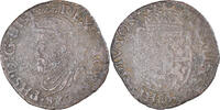 Spanische Niederlande Liard Münze, Philippe II, Tournai, S, Kupfer -